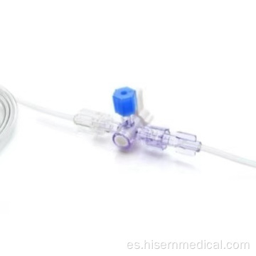 Transductor de presión arterial de triple lúmenes para instrumentos médicos